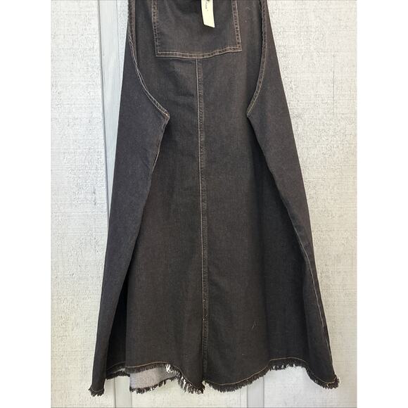 NEW Agnes Orinda Long Denim Skirtall Skirt Overalls Womens 3x Western 90’s - Picture 4 of 16